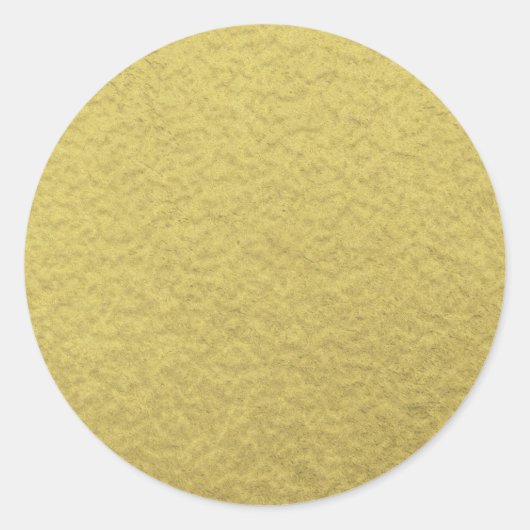 Gouden folie achtergrond textuur ronde sticker (Voorkant)