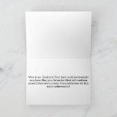 Gouden Folie Ballonnen Gefeliciteerd Met Je Afstud Kaart (Binnen)