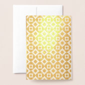 Gouden folie Bloemen Foto Rode bruiloft uitnodigin Folie Kaarten (Met envelop)