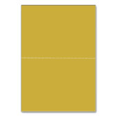 Gouden folie boom moderne bruiloft gevouwen plaats kaart (Achterkant)