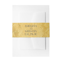 Gouden folie bruiloft