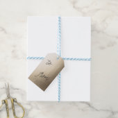 GOUDEN FOLIE cadeau cadeau labels Cadeaulabel (Met Touw)