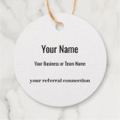 Gouden folie cirkel - "Proost! Home Sweet Home" Bedankjes Labels (Achterkant)