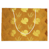 Gouden Folie Dankdag Groot Cadeauzakje (Achterkant)