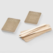 Gouden folie effect | Baby's Breath bruiloft progr Handwaaier (Niet-gemonteerd)