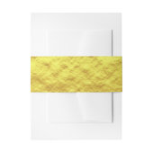 Gouden folie Elegante bruiloft blanco personaliser Uitnodigingen Wikkel (Voorkant Voorbeeld)