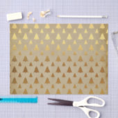 Gouden folie en Kraft papier rustieke kerstboom (Craft)