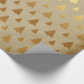 Gouden folie en Kraft papier rustieke kerstboom (Hoek)