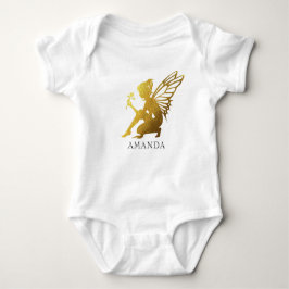 Gouden folie Fairy Meisje Romper