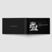 Gouden folie foto citaat viering van het leven beg gastenboek (Volledig)