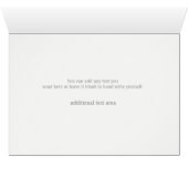 Gouden folie Gefeliciteerd Modern Script Dank u (Binnen Horizontaal (Onder))