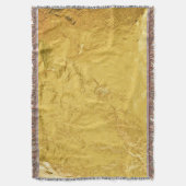 Gouden folie: glanzende Abstracte textuur Deken (Voorkant Verticaal)