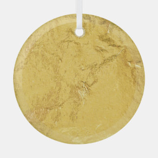 Gouden folie: glanzende Abstracte textuur Glas Ornament