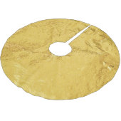 Gouden folie: glanzende Abstracte textuur Kerstboom Rok (Gekanteld)