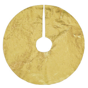 Gouden folie: glanzende Abstracte textuur Kerstboom Rok