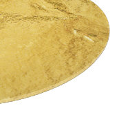 Gouden folie: glanzende Abstracte textuur Snijplank (Hoek)