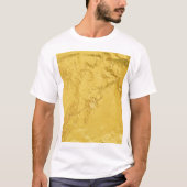 Gouden folie: glanzende Abstracte textuur T-shirt (Voorkant)