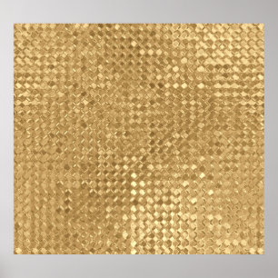 Gouden folie, glitter naadloze textuur. poster