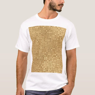 Gouden folie, glitter naadloze textuur. t-shirt