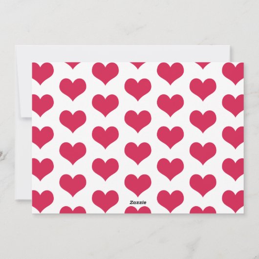 Gouden folie Happy Valentijnsdag fotokaart Feestdagenkaart (Achterkant)