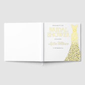 Gouden Folie Hartjurk Bruidsmeisje Goud Gastenboek (Volledig)