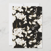 Gouden folie kalligrafie foto Save the Date Kaart (Achterkant)