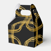 Gouden folie krabbel cirkel moderne partij gunst d bedankdoosjes (Achterkant)