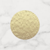 Gouden folie look confetti (Kleine voorkant)