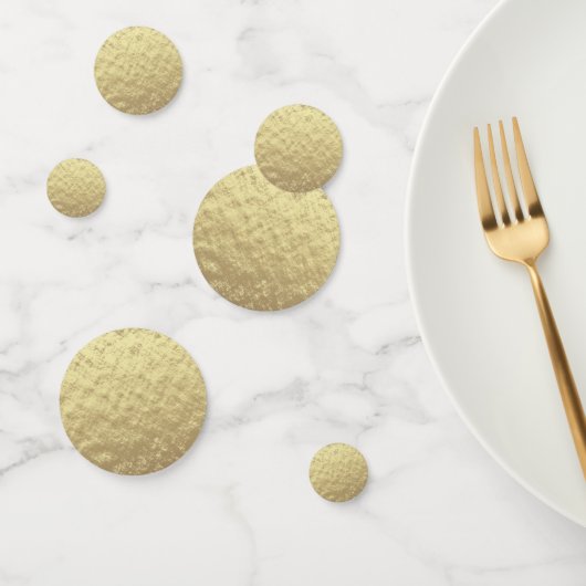 Gouden folie look confetti (Groep)