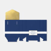 Gouden Folie Marine Blauw Party Favor Douche Bruil Bedankdoosjes (Uitgevouwen)