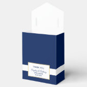 Gouden Folie Marine Blauw Party Favor Douche Bruil Bedankdoosjes (Geopend)