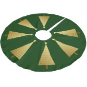 Gouden folie moderne kerstboom rok (Gekanteld)