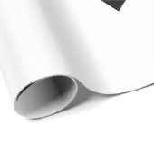 Gouden Folie Palmblad Tropische Monogram Beginlett Cadeaupapier (Rol Hoek)