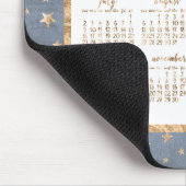 Gouden Folie Stars Jaarlijkse Kalender 2017 Muisma Muismat (Hoek)