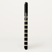 Gouden Folie Strepen Gepersonaliseerde Mobiele Tel Case-Mate iPhone Case (Achterkant / rechts)