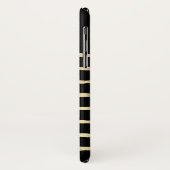 Gouden Folie Strepen Gepersonaliseerde Mobiele Tel Case-Mate iPhone Case (Achterkant/links)