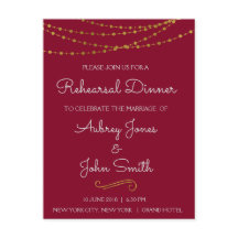 Gouden folie String Lights & Script Repetitie dine