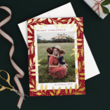 Gouden Folie Takken 3 Foto Kerstmis