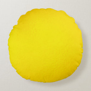 gouden folie textuurachtergrond Kleurgeel blad Rond Kussen