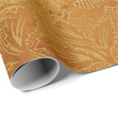 Gouden Folie Thanksgiving Cadeaupapier (Rol Hoek)