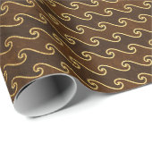 Gouden Folie Thanksgiving Cadeaupapier (Rol Hoek)