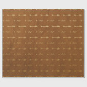 Gouden Folie Thanksgiving Cadeaupapier (Vlak)