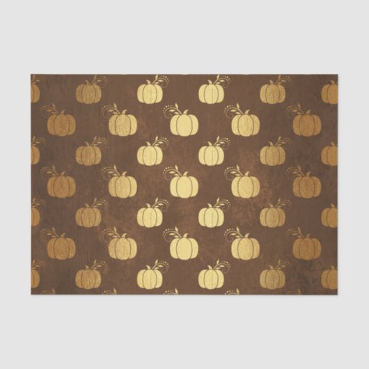 Gouden Folie Thanksgiving Tissuepapier (Voorkant)