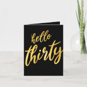 Gouden folie type 30e verjaardagsfeest (Voorkant)