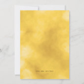 Gouden folie type 30e verjaardagsfeest kaart (Achterkant)