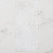 Gouden Folie Wereldkaart Bestemming Bruiloft Menu (Achterkant)