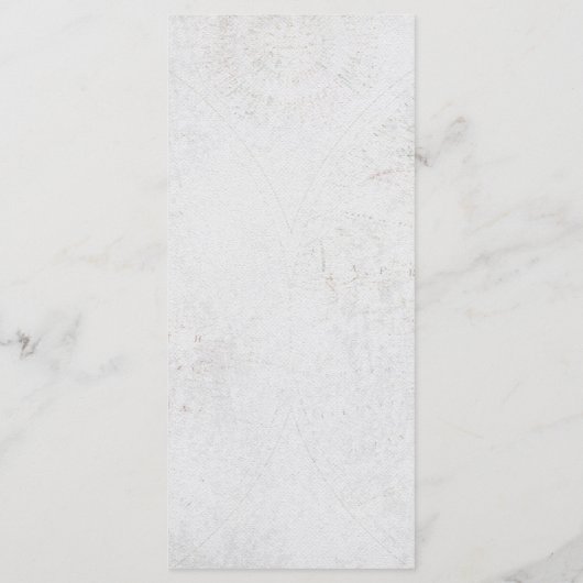 Gouden Folie Wereldkaart Bestemming Bruiloft Menu (Achterkant)