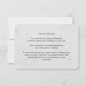 Gouden Folie Wereldkaart Bestemming Bruiloft Schem Kaart (Achterkant)