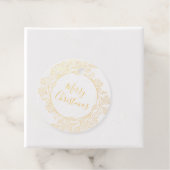 Gouden Folie Winterbessen Bedankjes Labels (Met doos)