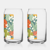 Gouden folie zijn & haar bruiloft wijnglazen blikvorm glas (Links)